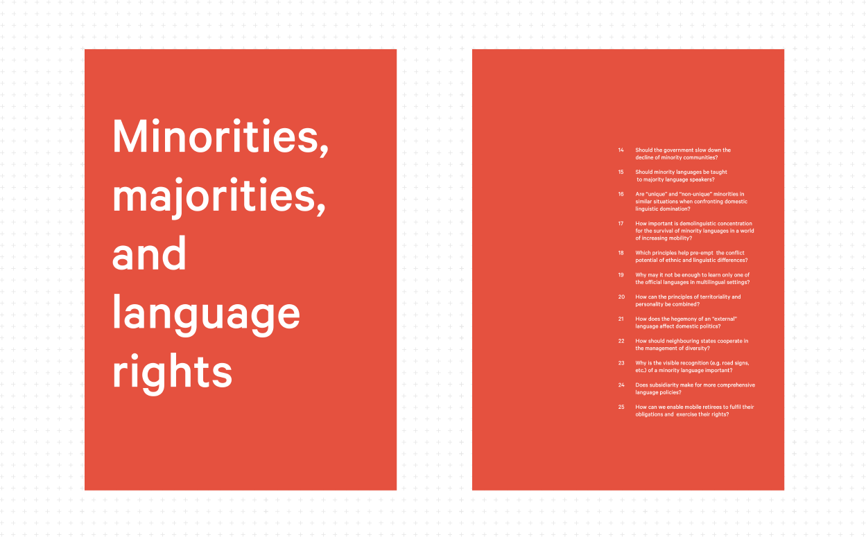 The title page for the section on 