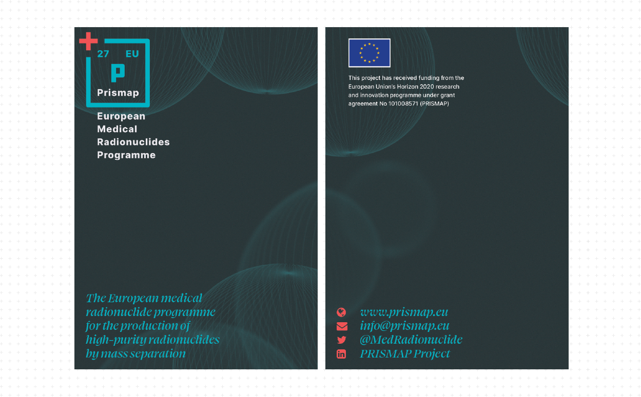 Cover pages of the project's flyer