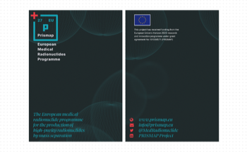 Cover pages of the project's flyer